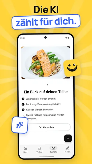 Store-Screenshot 2: Fotoanalyse, Android