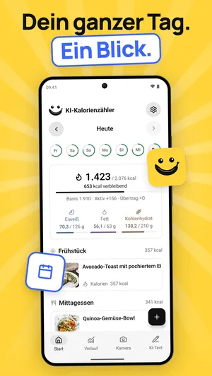 Store-Screenshot 4: Tagebuch, Android