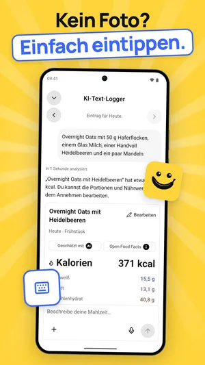 Store-Screenshot 5: KI-Texterfassung, Android