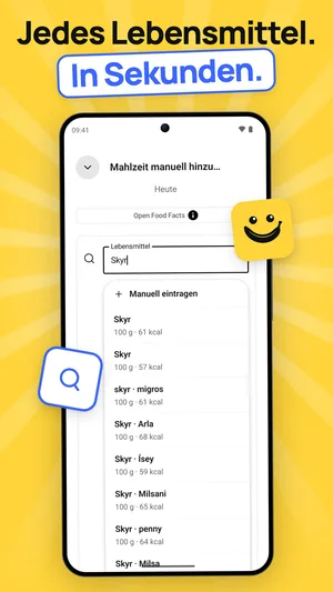 Store-Screenshot 6: Lebensmittelsuche, Android