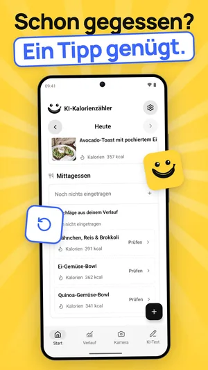 Store-Screenshot 8: Essensvorschläge, Android