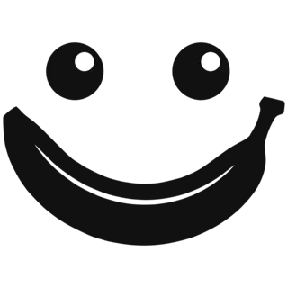Logo: das Bananen-Lächeln ohne Hintergrund